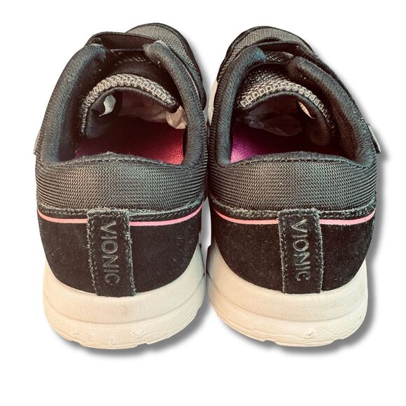 Vionic Brisk Ema Slip On Shoes Sneaker Womens 11 Black Gray Comfort Lightweight - Picture 9 of 12